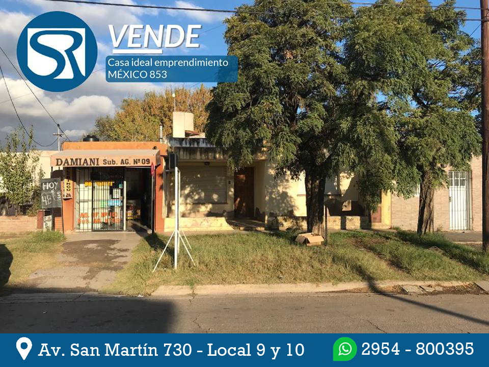 VENDE: CASA EN MEXICO N° 853. IDEAL EMPRENDIMIENTO INMOBILIARIO