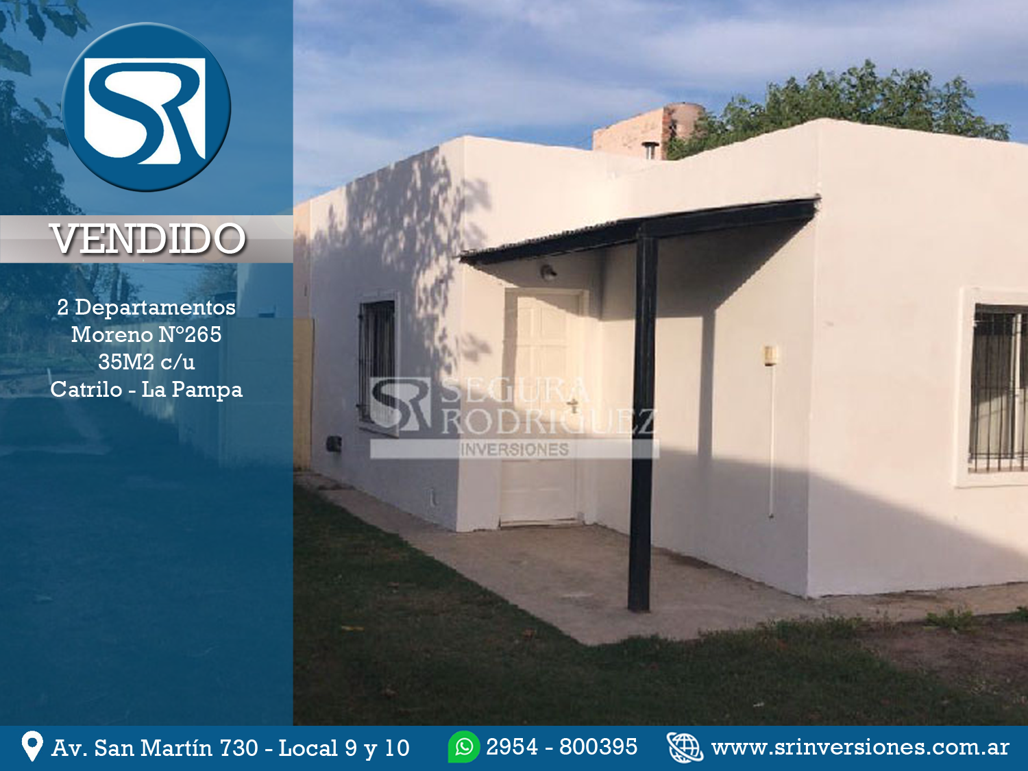 VENDE: DOS DEPARTAMENTOS EN MORENO N° 265